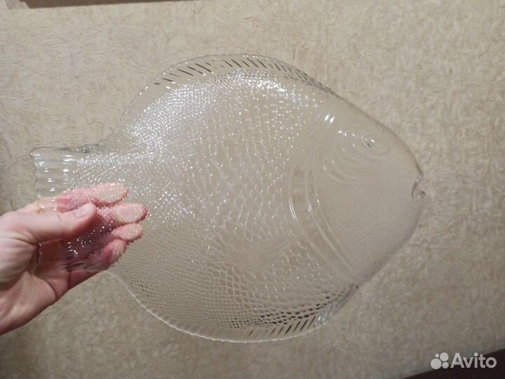 Блюдо для сервировки стеклянные, набор 2 шт