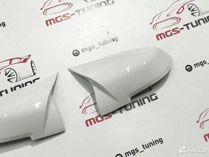 Крышки на зеркала М1 Series на BMW F20 белые