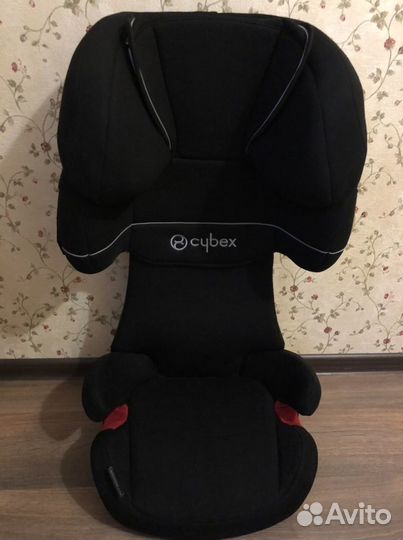 Автокресло cybex solution x-fix черный