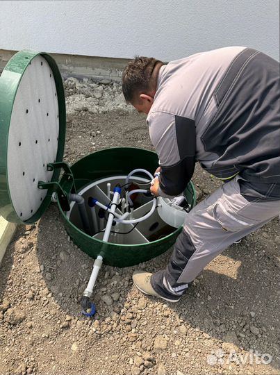 Септик для большой семьи с установкой