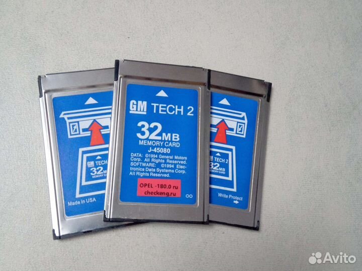 Карта памяти Tech2 pcmci 32 мб