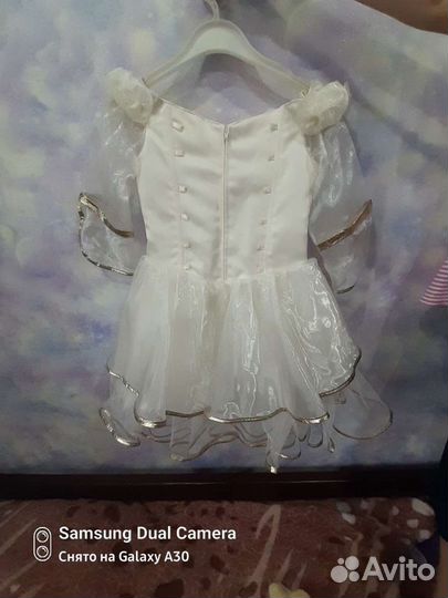 Платье для девочки пушистое