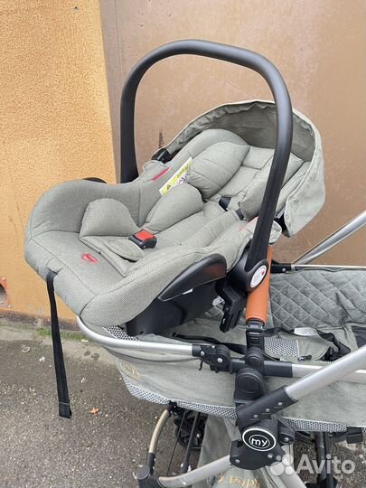 Коляска 3 в 1 бу