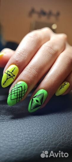 Гель-лак, педикюр, маникюр, наращивание