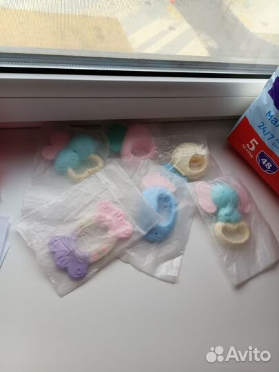 Игрушки погремушки новые 6 штук