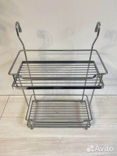 Металлическая полка на рейлинг