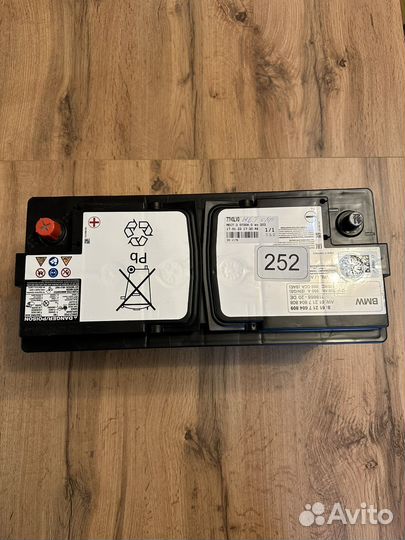 Оригинальный аккумулятор BMW AGM 105 А/ч R+ EN950А