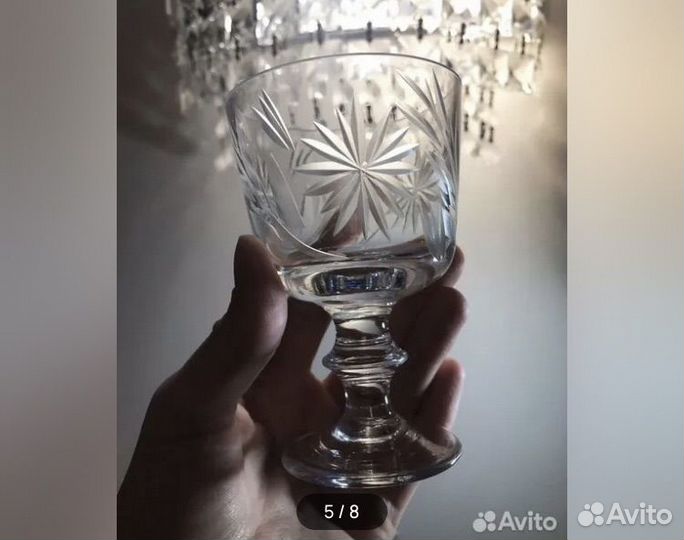 Хрустальные бокалы СССР