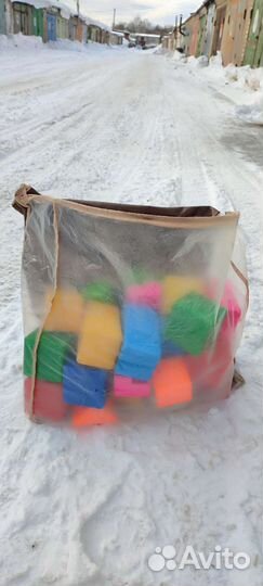 Кубики детские пластиковые