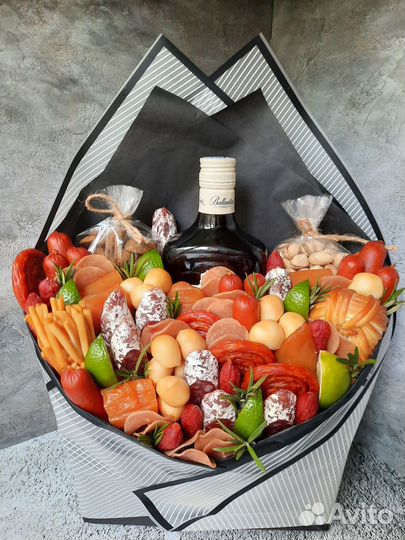 Мужские букеты съедобные