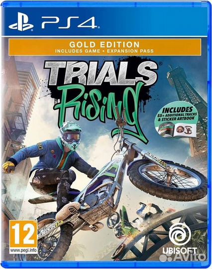 Trials Rising. Gold Edition PS4, русские субтитры