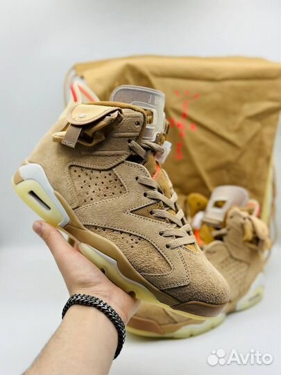 Кроссовки Nike Air Jordan 6 x Travis Scott