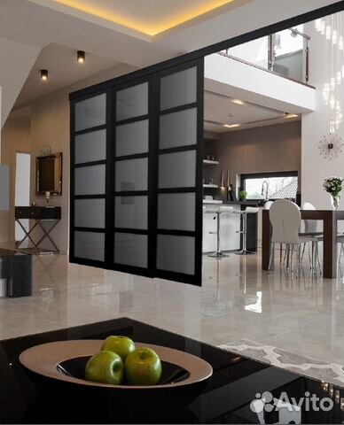 Стеклянные перегородки межкомнатные раздвижные