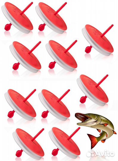 Кружки рыболовные - жерлицы оснащенные готовые