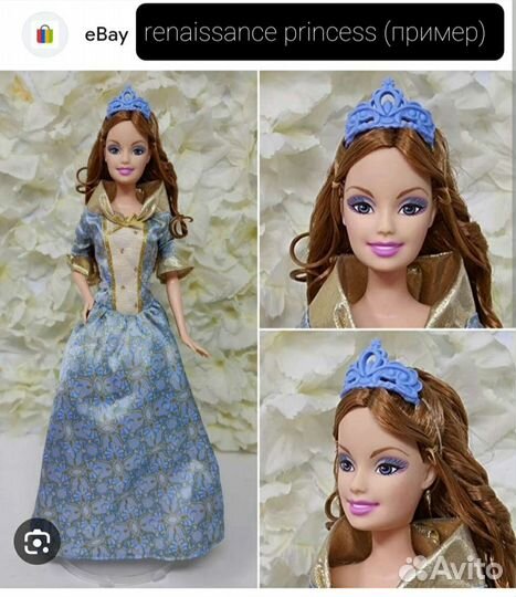 Барби принцесса renaissance princess 90-х