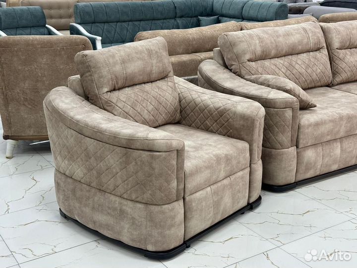 Диван раскладной с креслами