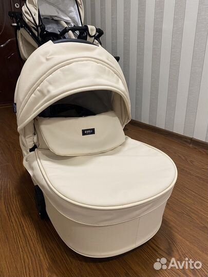 Коляска 2 в 1 эко кожа