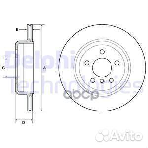 BG4664C диск тормозной задний BMW F10/F11 1.8