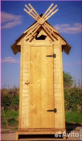 Дачный туалет деревянный TVP571