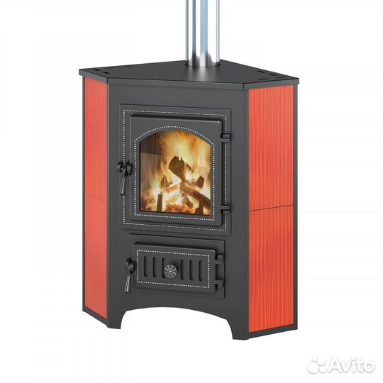 Печь-Камин везувий пк-01 (220) угловой беж. 9 кВт