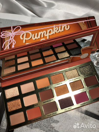Too faced Pumpkin Spice Second Slice палетка теней