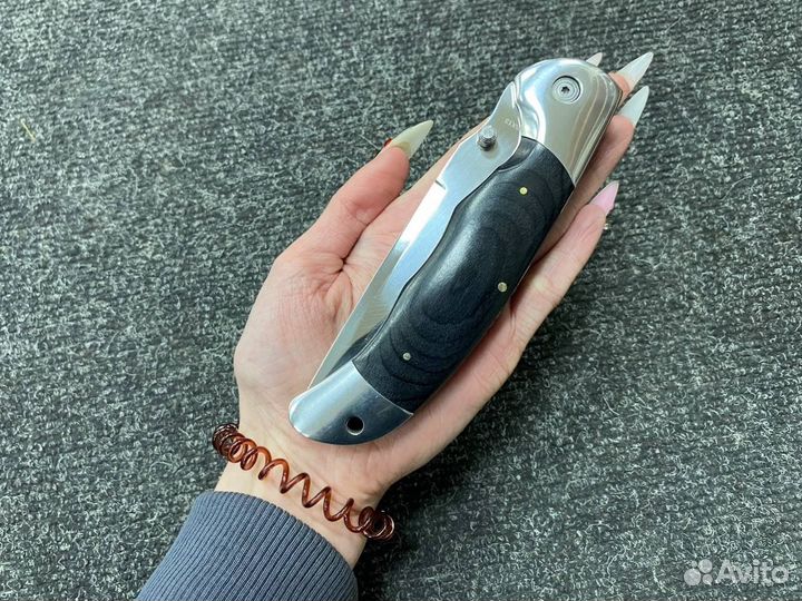 Нож складной 65х13 Волк