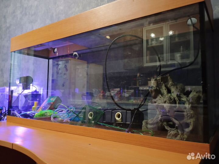Аквариум 200 литров и всё что к нему прилагается