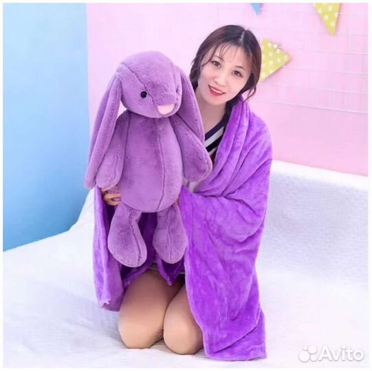 Мягкая игрушка 3в1с пледом