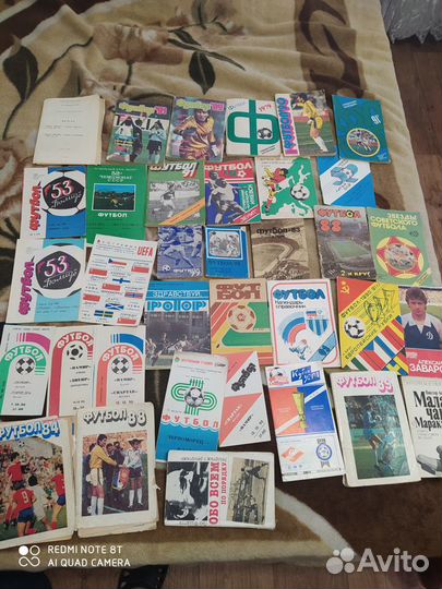 Футбольные и хоккейные программки СССР