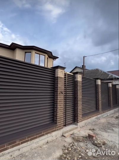 Жалюзийный забор под ключ