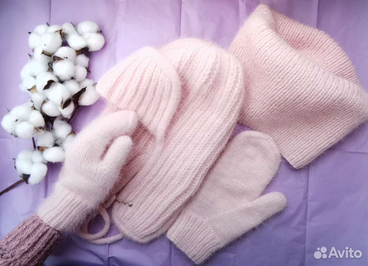 Шапка, варежки, Балаклава, капор