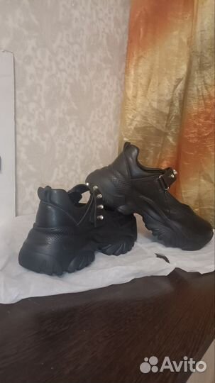 Туфли спортивные кожаные р.38