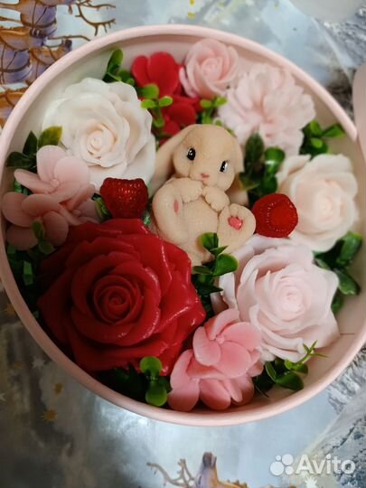 Мыло ручной работы букеты