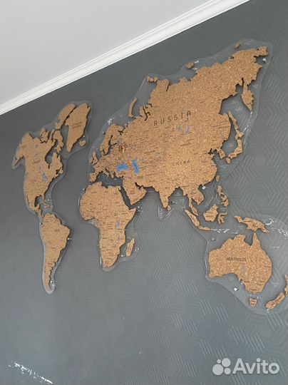 Карта мира на стену