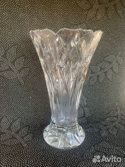 Хрустальная ваза СССР 1970
