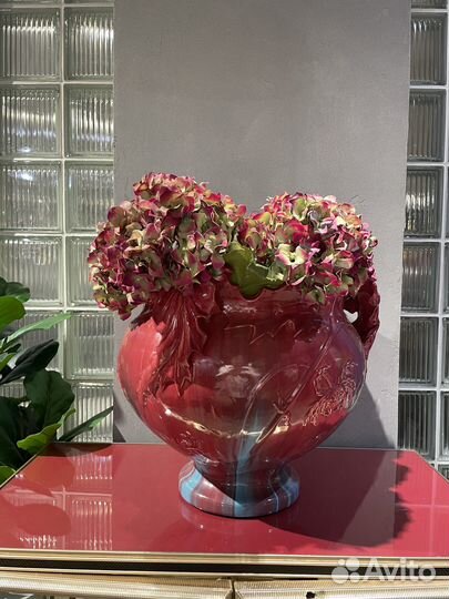 Кашпо керамическое антиквариат из Европы