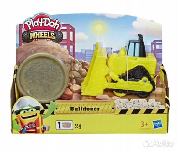 Игровой набор play doh wheels bulldozer