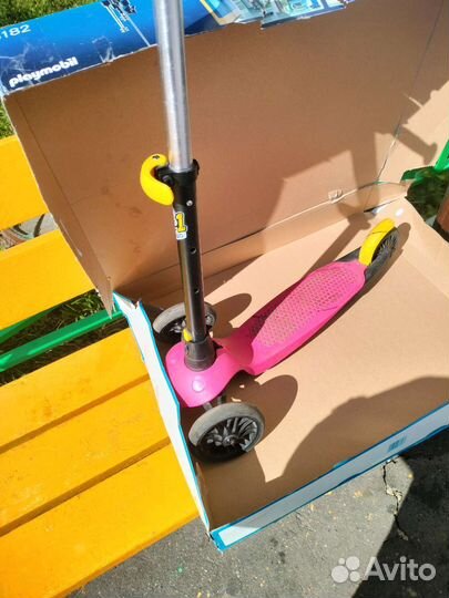 Самокат детский трехколесный бу