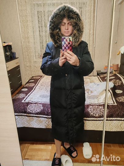 Пуховик зимний женский