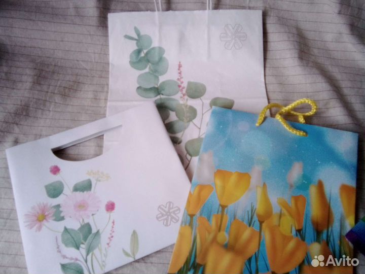 Подарочные и крафт. пакеты