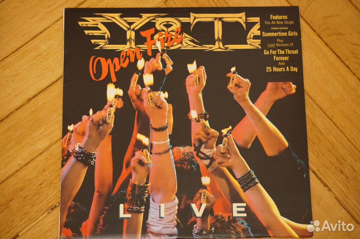 Y & T Open Fire пластинка