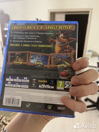 Crash bandicoot n sane trilogy ps4