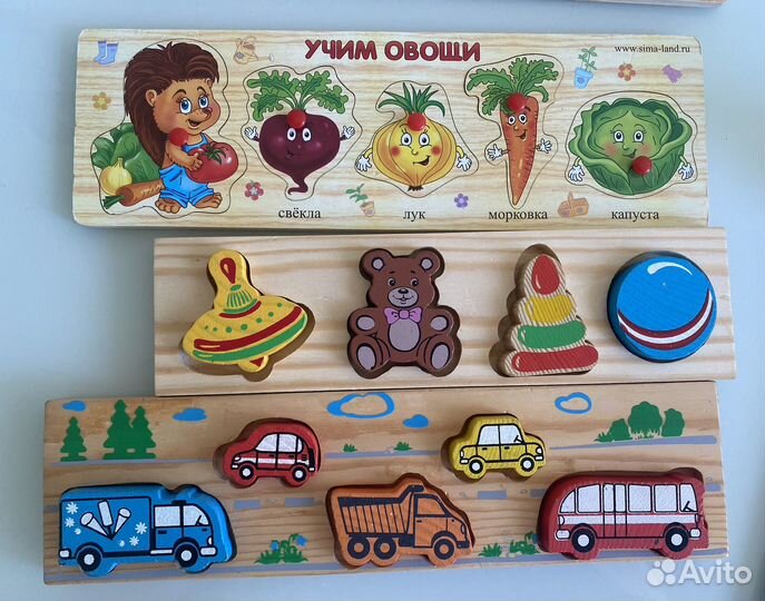 Деревянные развивающие игры