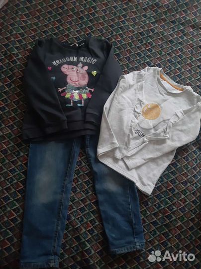 Вещи для девочки,110-116