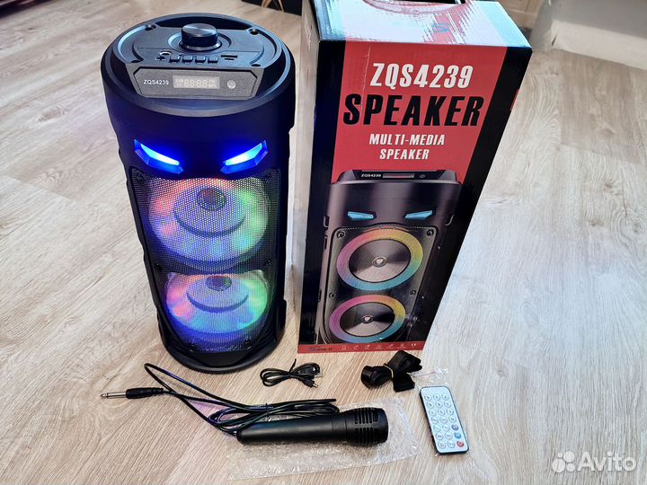 Блютуз колонка 40 см + микрофон