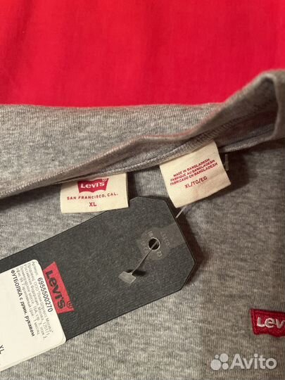 Лонгслив кофта Levis оригинал M L