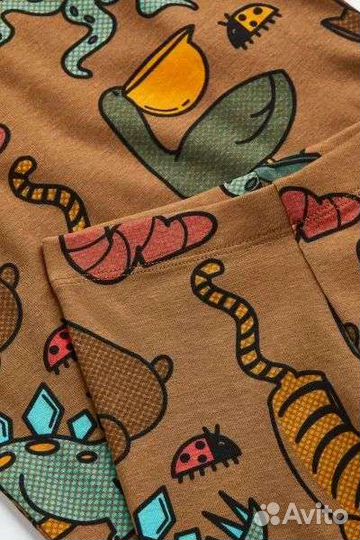 Новое H&M Футболка и шорты 110/116