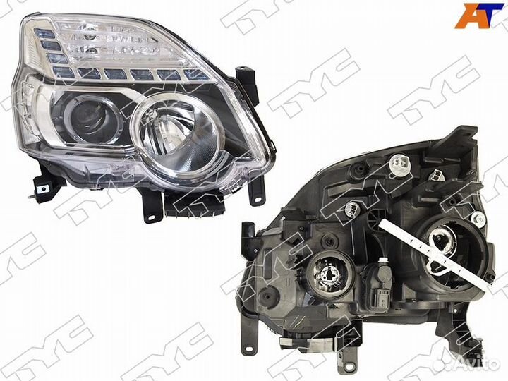 Фара nissan X-trail 10-14 RH галоген, с электрокор