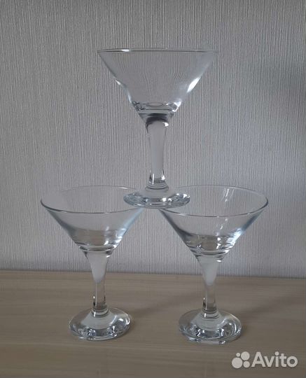 Бокалы для мартини 6 шт. новые