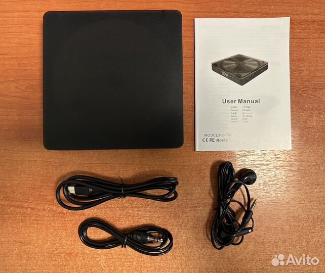 Портативный CD плеер TM8 KC-708 с наушниками